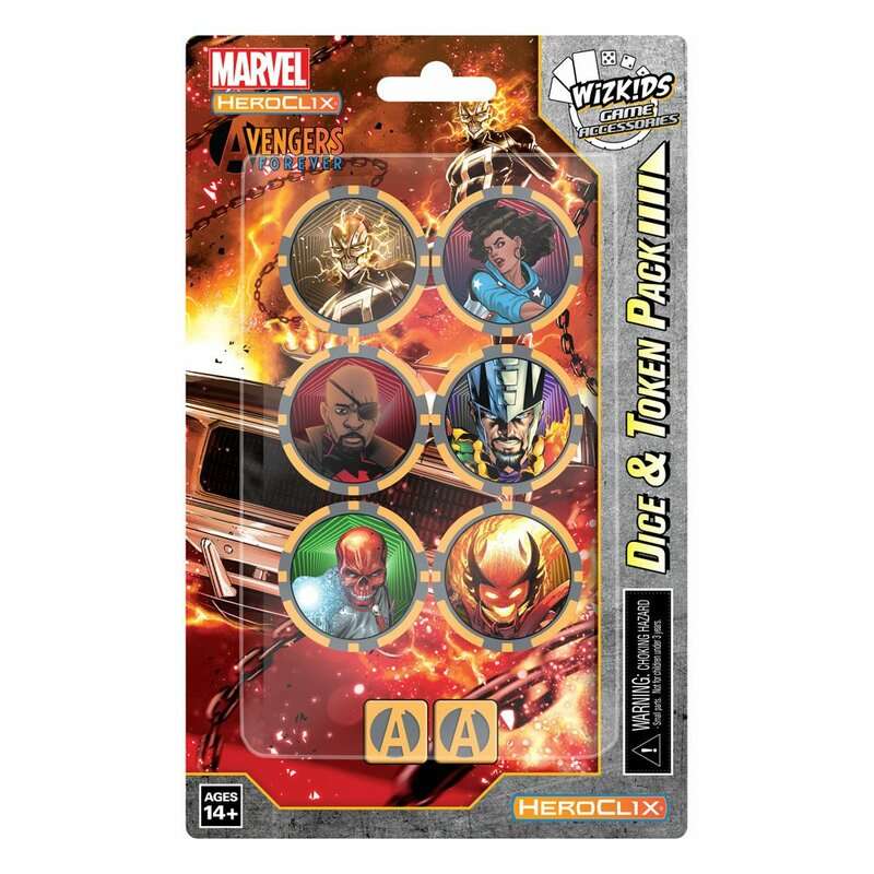 Marvel HeroClix Avengers Forever Dice & Token Pack Ghost Rider (Dice Sets & Games)