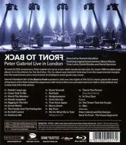 Back To Front - Live In London - Peter Gabriel (Blu-ray)