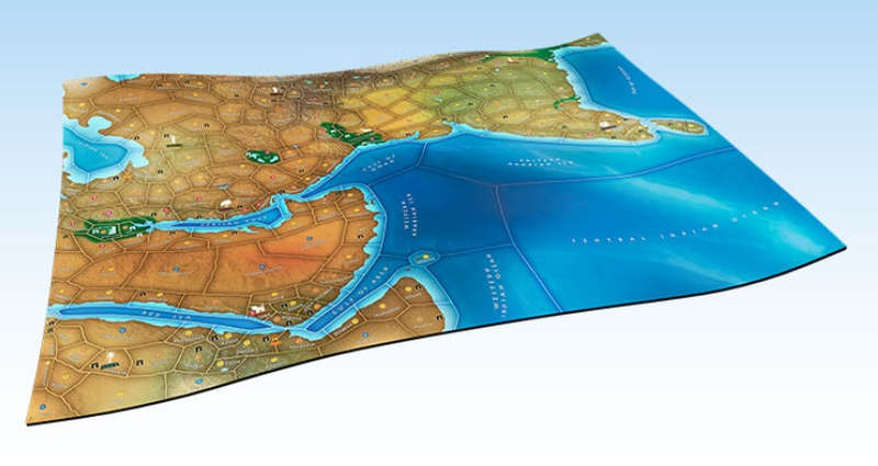 Mega Empires The East Deluxe Game Mat (Board Games)