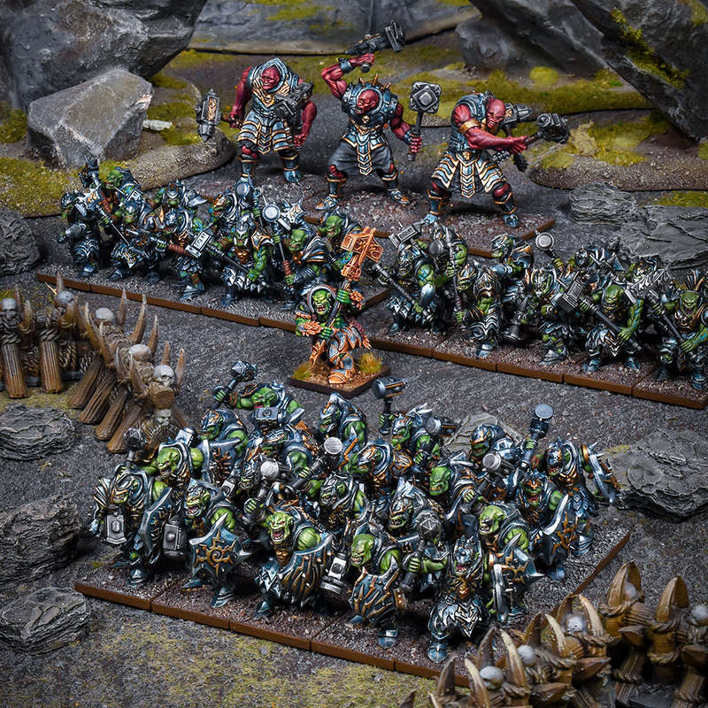 Kings of War Riftforged Orc Army 2021 (Miniatures)