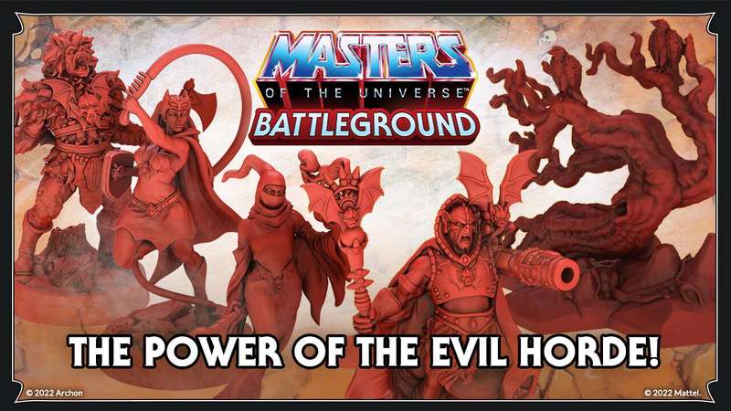 Masters of the Universe Battleground Wave 4 The Power of the Evil Horde US (Miniatures)