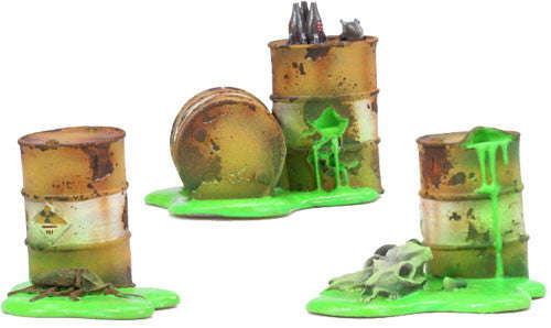 Fallout Wasteland Warfare Terrain Expansion Radioactive Containers (RPGs)
