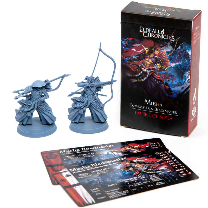 Eldfall Chronicles Musha Blademaster/Bowmaster (Miniatures)