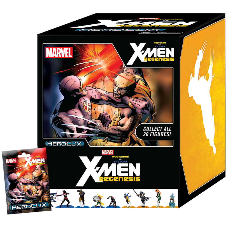Marvel HeroClix Wolverine vs. Cyclops X-Men Regenesis Countertop Display (Board Games)