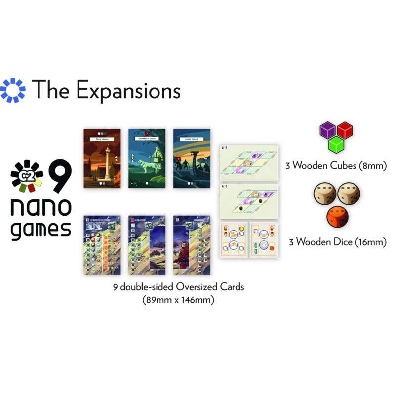 Nano 9 Games Wave 2 Expansions (Board Games)