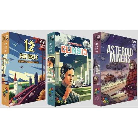Nano 9 Games Wave 2 Slipcase Bundle (Board Games)