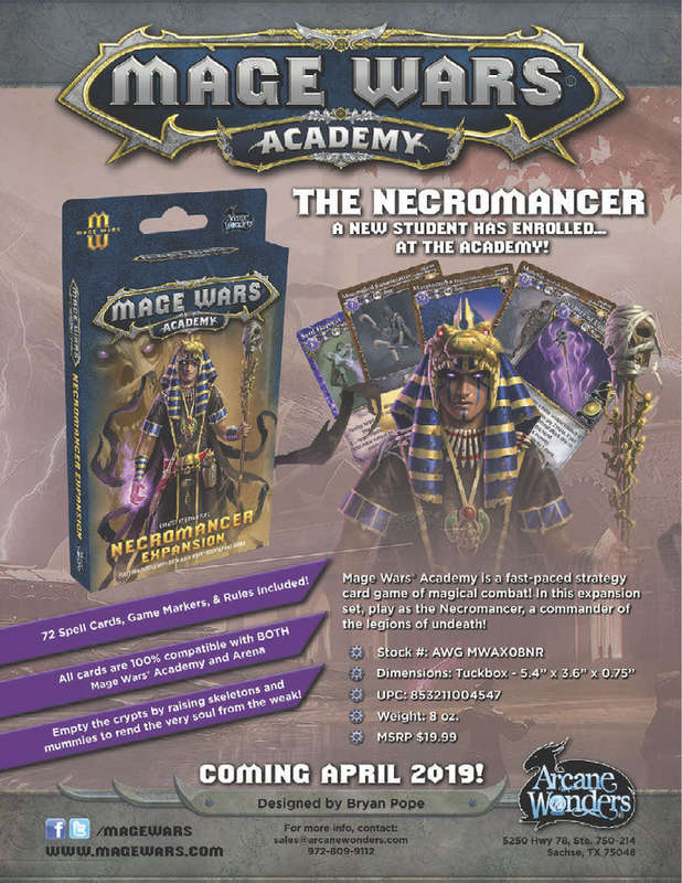 Mage Wars Academy Necromancer Expansion (Board Games)