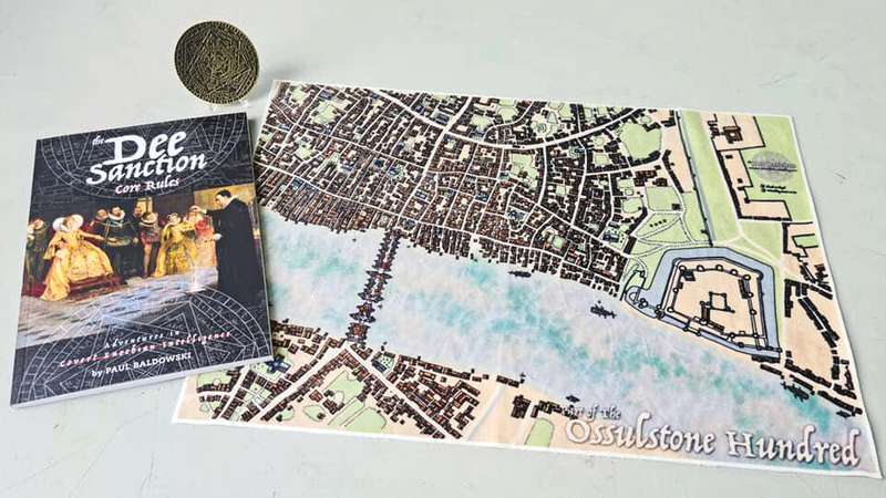 The Dee Sanction RPG Ossulstone Hundred Map A3 (Maps)