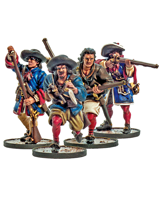 Blood & Plunder French Flibustiers Unit (Miniatures)