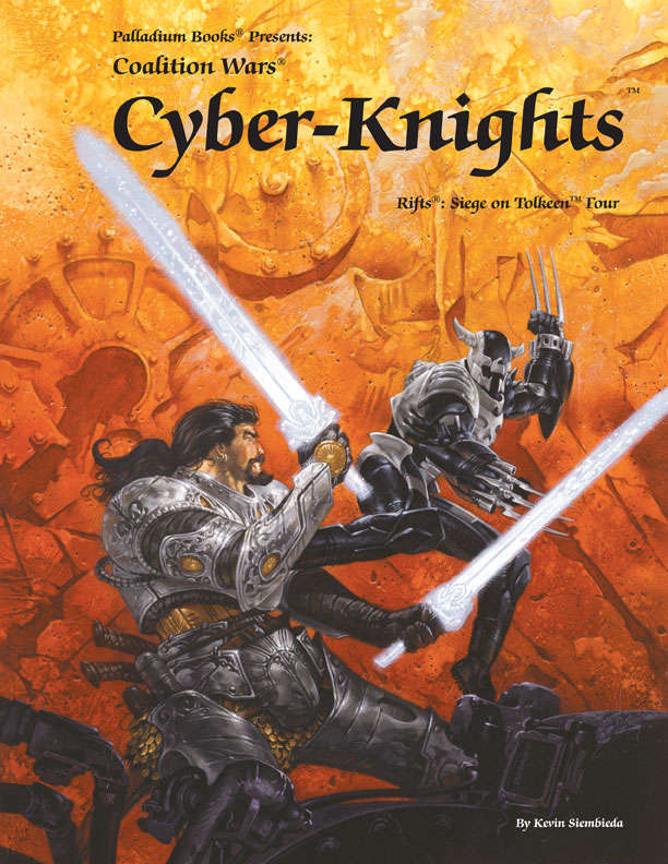 Rifts RPG Coalition Wars Siege on Tolkeen 4 Cyber-Knights (RPGs)