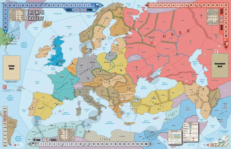 Triumph and Tragedy Mounted Map Set (Maps)