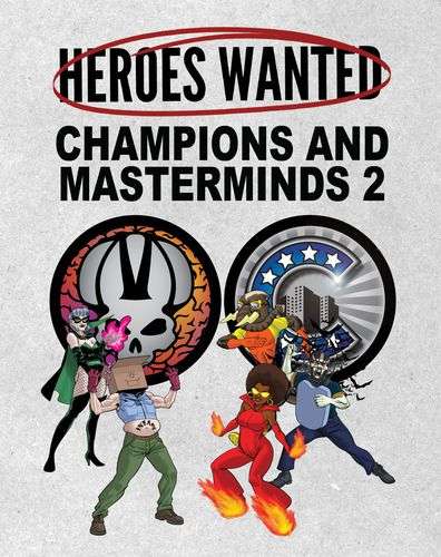 Heroes Wanted Champions and Masterminds 2 (Board Games)