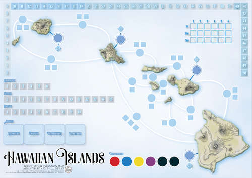 Age of Steam Mars/Hawaii Islands (Board Games)