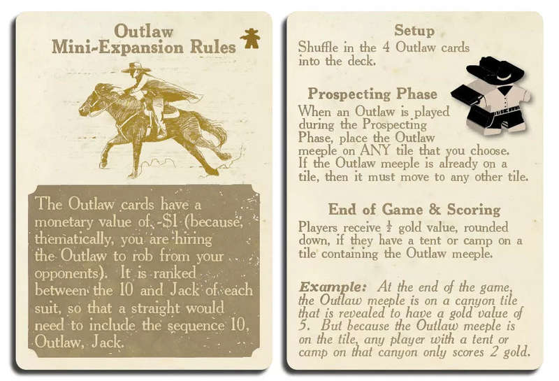 End of the Trail Outlaw Mini-Expansion OOP (Board Games)
