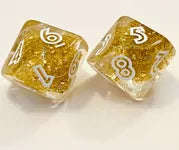 On Tour Gold Rock Star Dice (Board Games)