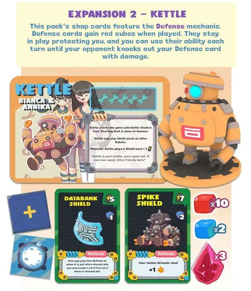 Robot Quest Arena Kettle Robot Pack US (Board Games)