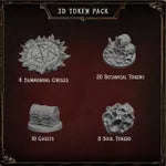 Dark Rituals Malleus Maleficarum 3D Token Pack (Board Games)