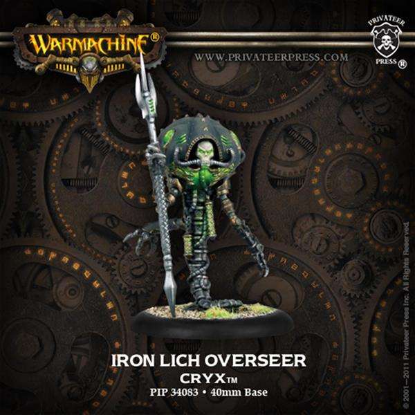 Warmachine Cryx Iron Lich Overseer OOP (Miniatures)