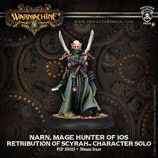 Warmachine Scyrah Narn Mage Hunter of Ios OOP (Miniatures)