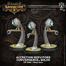 Warmachine Cyriss Accretion Servitors Solos OOP (Miniatures)
