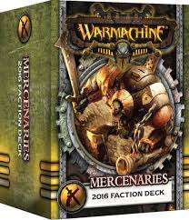Warmachine Mercanaries 2016 Faction Deck OOP (Miniatures)