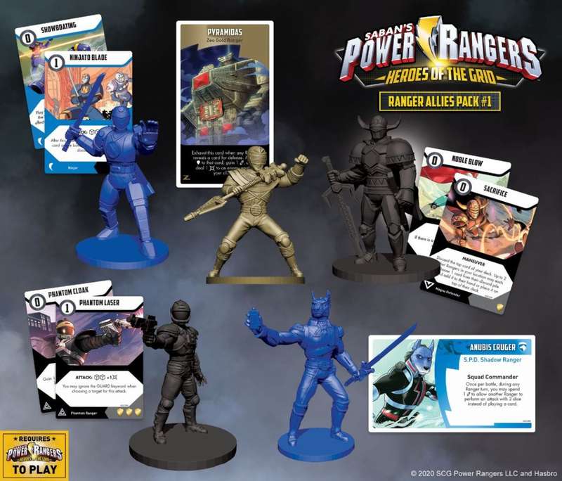 Power Rangers Heroes of the Grid Ranger Allies Pack 1 (Board Games)