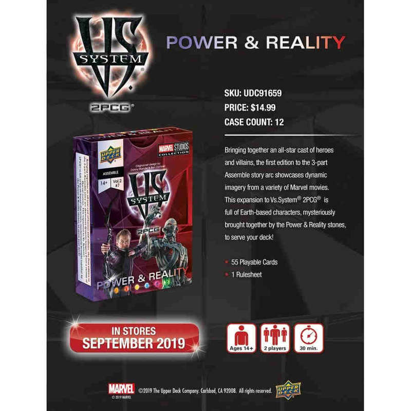 VS System Marvel Power & Reality (Board Games)