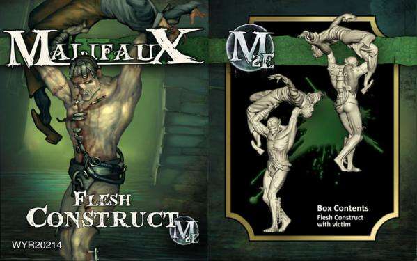Malifaux The Resurrectionists Flesh Construct w Victim OOP (Miniatures)