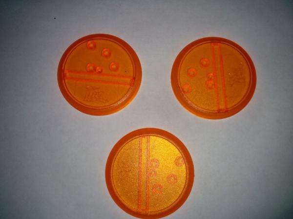 Bases Orange 50mm 3 Pack (Miniatures)