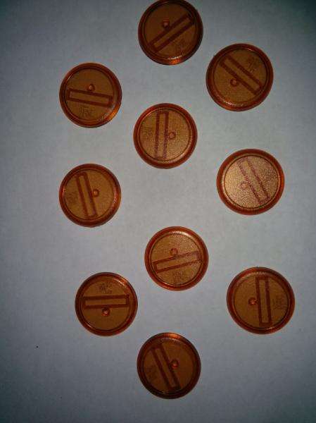 Bases Brown 30mm 10 Pack (Miniatures)