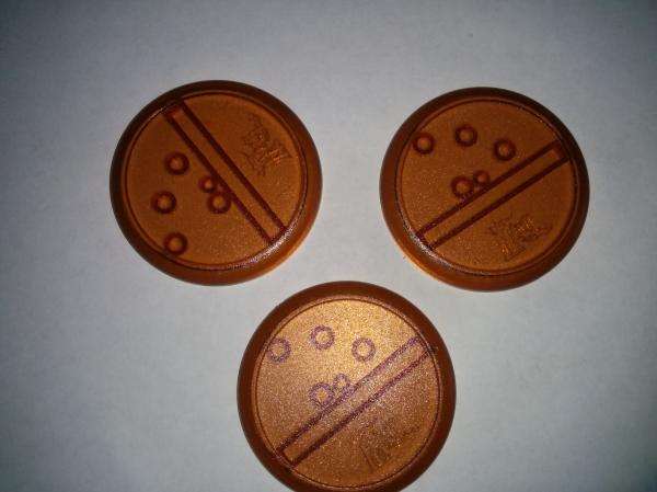 Bases Brown 50mm 3 Pack (Miniatures)