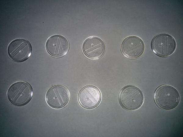 Bases Clear 30mm 10 Pack (Miniatures)