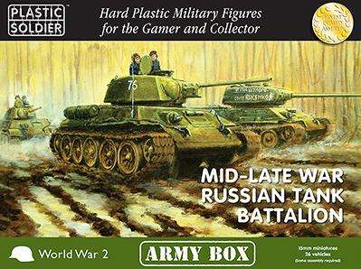 15mm WWII Russian Mid/Late War Russian Tank Battalion OOS (Miniatures)