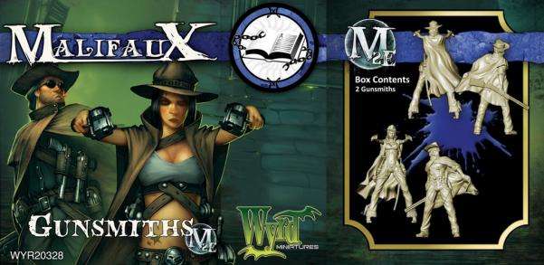 Malifaux The Arcanists Gunsmiths OOP (Miniatures)