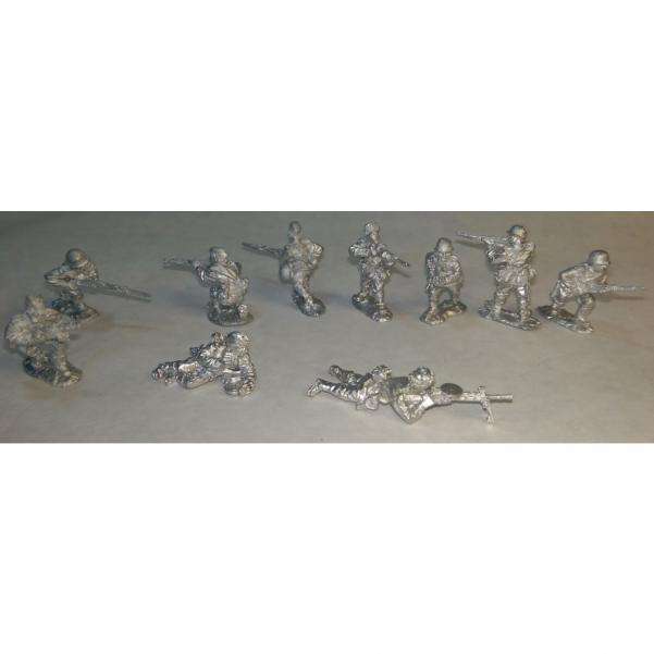 Warfighter WWII Russia Metal Soldier Minis (Expansion) OOP (Board Games)