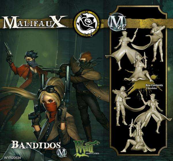 Malifaux The Outcasts Bandidos Box Set OOP (Miniatures)