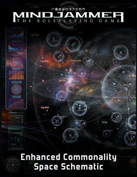 Mindjammer RPG Enhanced Space Schematic Poster Map OOP (Maps)
