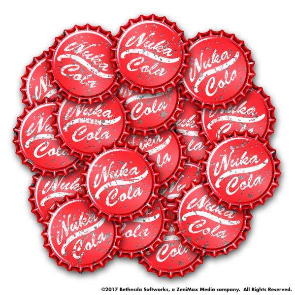Fallout Wasteland Warfare Nuka Cola Caps Set (51904) Reprint (RPGs)