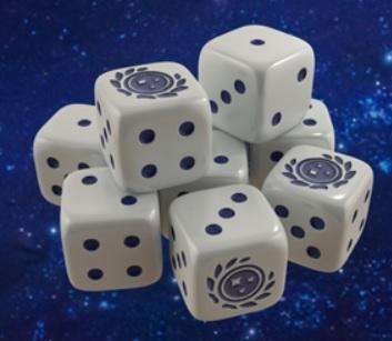 Star Trek Ascendancy Federation Dice (Dice Sets & Games)