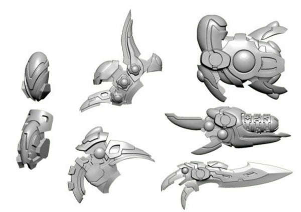 Warcaster Daemon A Empyrean Weapon Pack OOP (Miniatures)