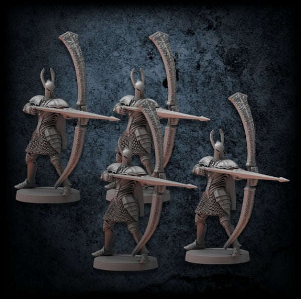 Dark Souls RPG Silver Knight Greatbowmen Miniature Set (RPGs)