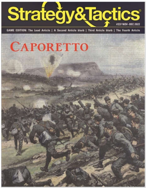 Strategy & Tactics 337 Caporetto The Italian Front 1917-1918 (Board Games)