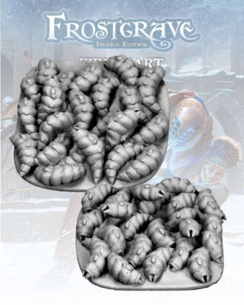 Frostgrave Gnawgrub Swarms (2) (Miniatures)