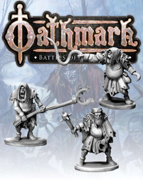 28mm Fantasy Oathmark Goblin Champions II (3) (Miniatures)