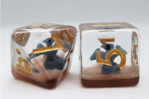 Blue Pterodactyl RPG Dice Set (7) (Dice Sets & Games)