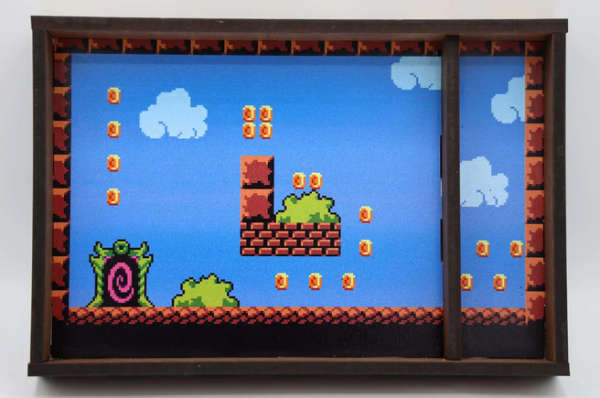 Chromatic Dice Tray 8-BIT Platformer (Dice Sets & Games)