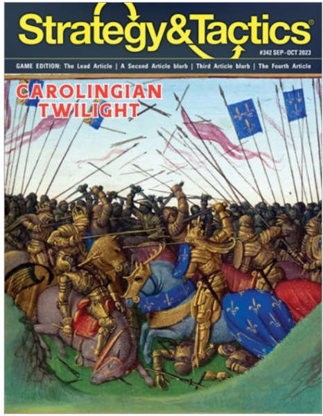 Strategy & Tactics 342 Carolingian Twilight (Board Games)