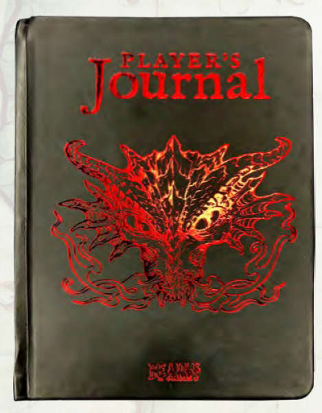 Players Journal Back Dragon Cover (Board & Card Game Accessories)