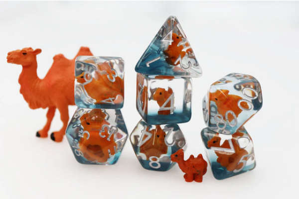 Inclusion RPG Dice Set Caravan Camel (7) (Dice Sets & Games)