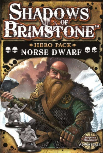 Shadows of Brimstone Hero Pack Norse Dwarf (Board Games)
